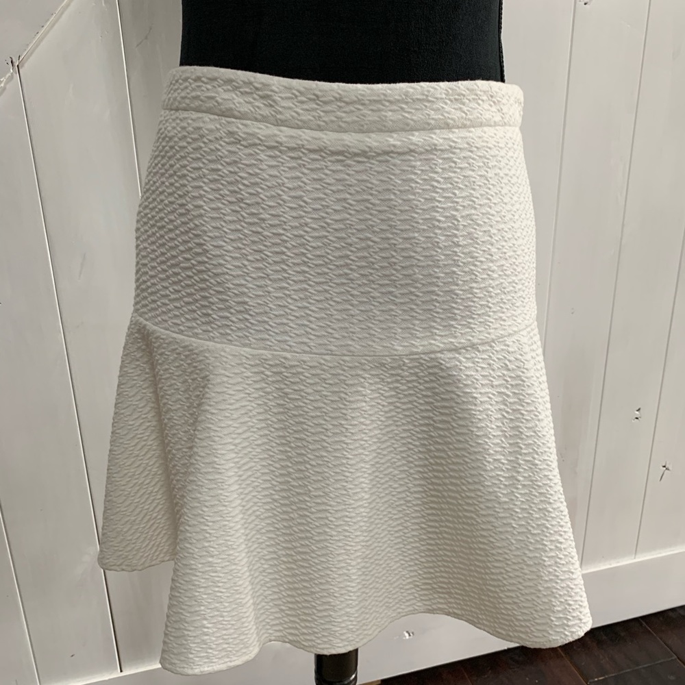 Cream skirt